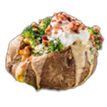 Baked Potato With Salt & Butter 